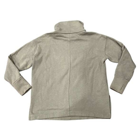 Peloton Women's Funnel Neck Pullover Olive Green Size M - Picture 3 of 10